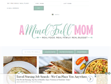 Tablet Screenshot of amindfullmom.com